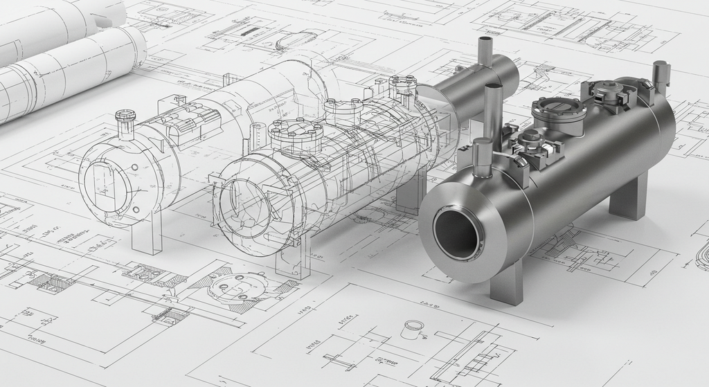 AI-Generated photo of a pressure vessel