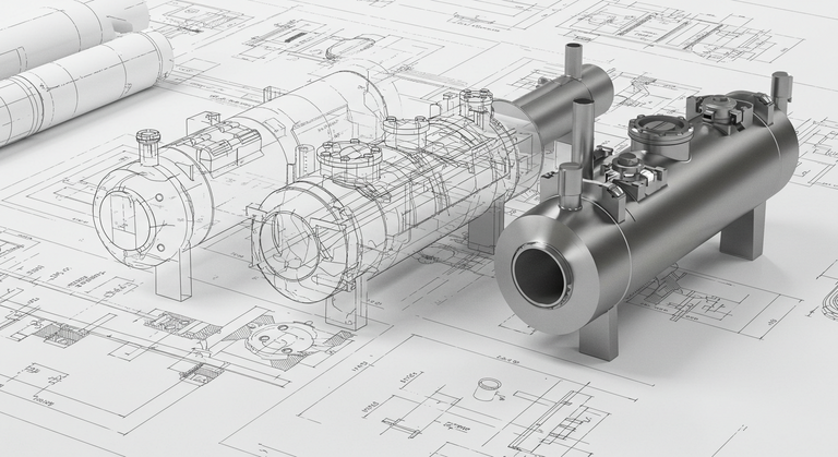 AI-Generated photo of a pressure vessel